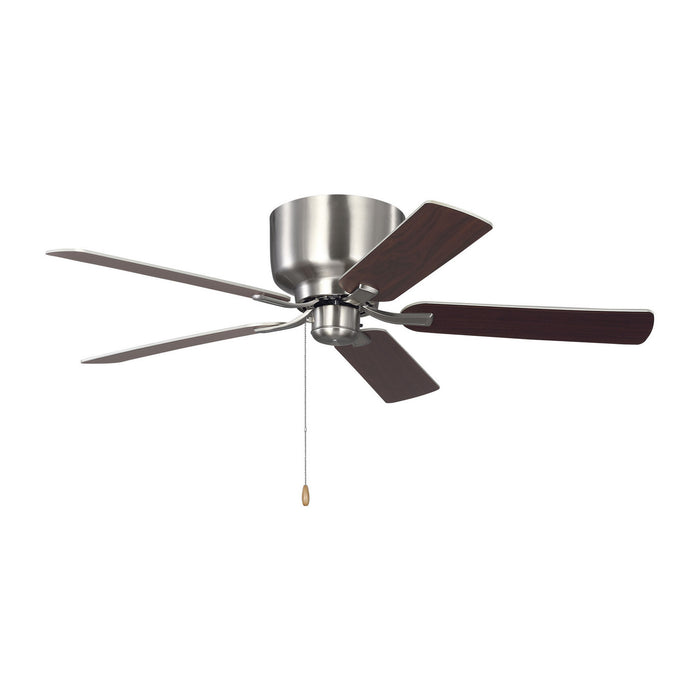 Myhouse Lighting Generation Lighting - 5LDH52BS - 52"Ceiling Fan - Linden 52 Hugger - Brushed Steel