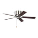 Myhouse Lighting Generation Lighting - 5LDH52BS - 52"Ceiling Fan - Linden 52 Hugger - Brushed Steel