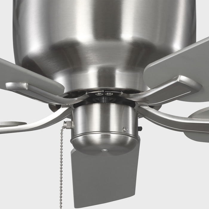 Myhouse Lighting Generation Lighting - 5LDH52BS - 52"Ceiling Fan - Linden 52 Hugger - Brushed Steel