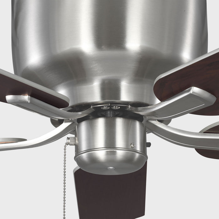 Myhouse Lighting Generation Lighting - 5LDH52BS - 52"Ceiling Fan - Linden 52 Hugger - Brushed Steel