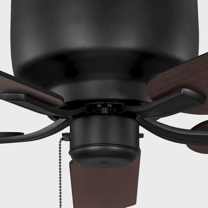 Myhouse Lighting Generation Lighting - 5LDH52MBK - 52"Ceiling Fan - Linden 52 Hugger - Midnight Black
