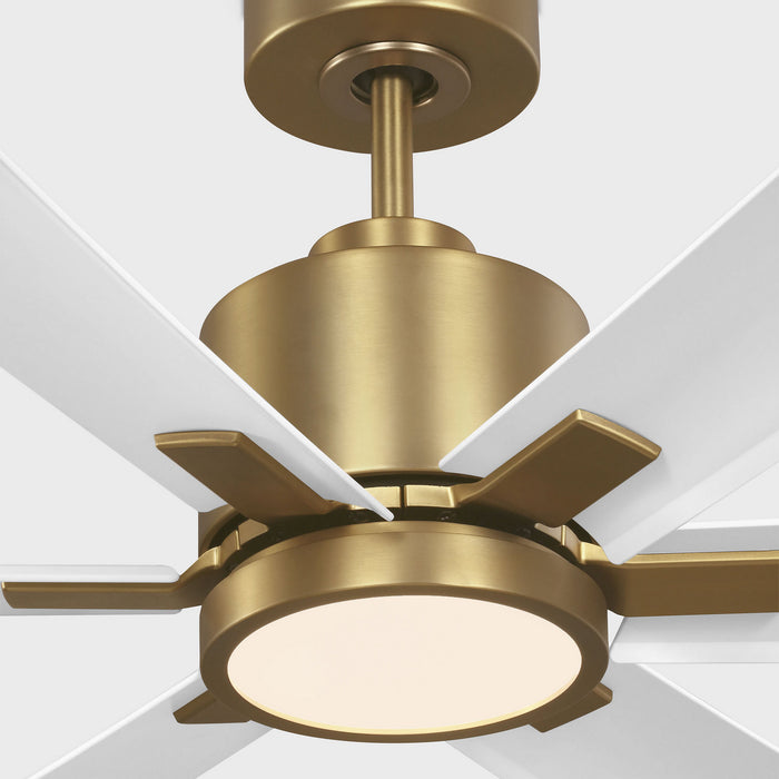 Myhouse Lighting Generation Lighting - 6FLSM52BBSD - 52"Ceiling Fan - Flera Smart 52 LED - Burnished Brass