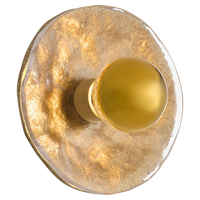 Myhouse Lighting Quorum - 53-8-47 - One Light Wall Sconce - Del Rey - Brushed Brass