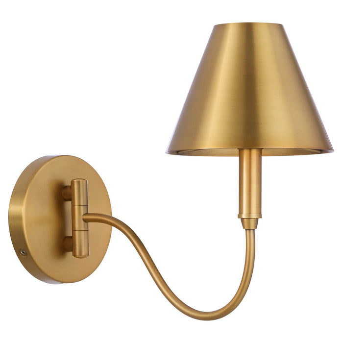 Myhouse Lighting Quorum - 5914-1-47 - One Light Swing-Arm Lamp - Waltz - Brushed Brass