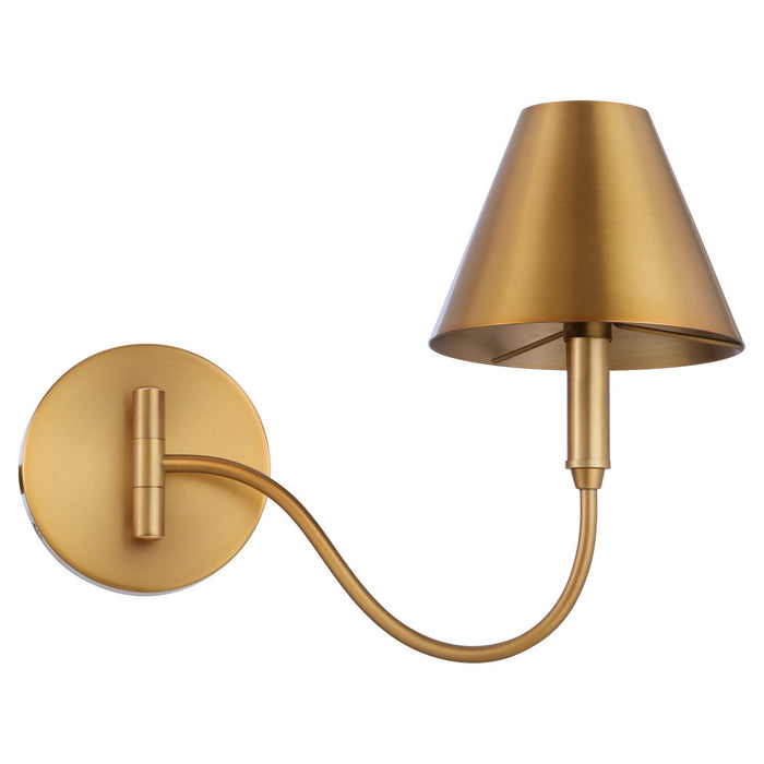 Myhouse Lighting Quorum - 5914-1-47 - One Light Swing-Arm Lamp - Waltz - Brushed Brass