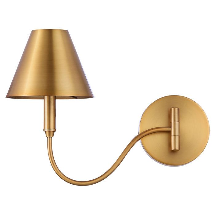 Myhouse Lighting Quorum - 5914-1-47 - One Light Swing-Arm Lamp - Waltz - Brushed Brass