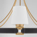 Myhouse Lighting Quorum - 635-6-80 - Six Light Chandelier - Hidalgo - Aged Brass