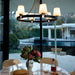 Myhouse Lighting Quorum - 635-6-80 - Six Light Chandelier - Hidalgo - Aged Brass