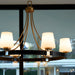 Myhouse Lighting Quorum - 635-6-80 - Six Light Chandelier - Hidalgo - Aged Brass