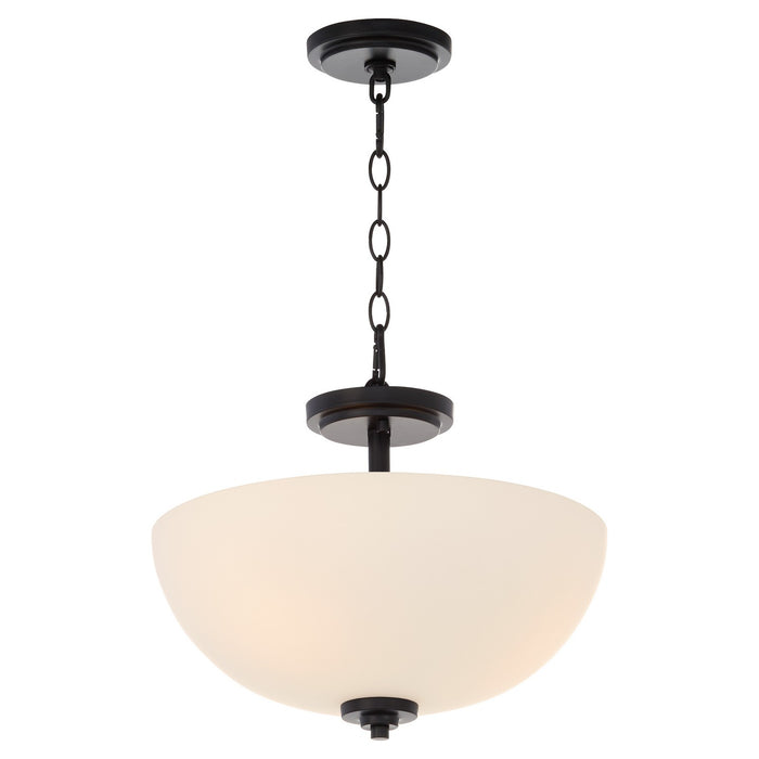 Myhouse Lighting Quorum - 2800-15-159 - Three Light Dual Mount - Adams - Matte Black