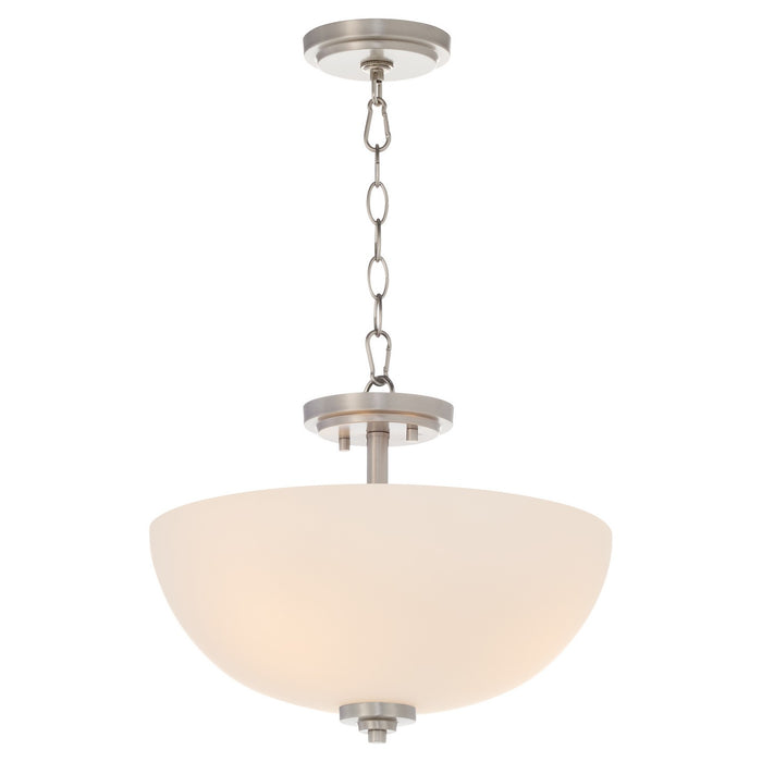 Myhouse Lighting Quorum - 2800-15-165 - Three Light Dual Mount - Adams - Satin Nickel