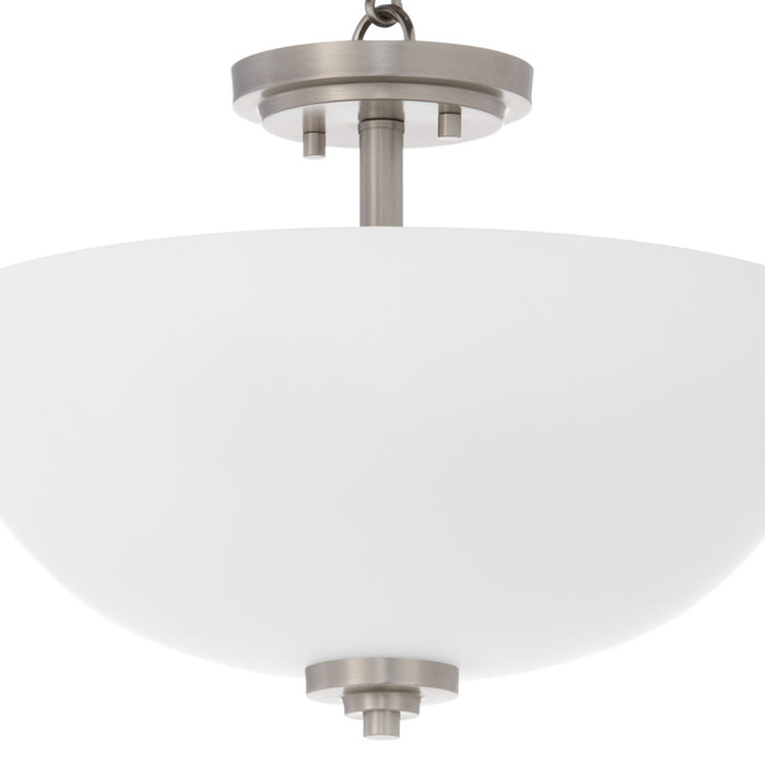 Myhouse Lighting Quorum - 2800-15-165 - Three Light Dual Mount - Adams - Satin Nickel