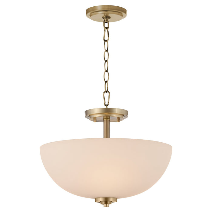Myhouse Lighting Quorum - 2800-15-180 - Three Light Dual Mount - Adams - Aged Brass