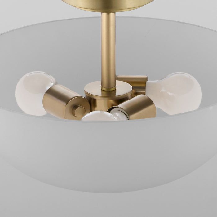 Myhouse Lighting Quorum - 2800-15-180 - Three Light Dual Mount - Adams - Aged Brass