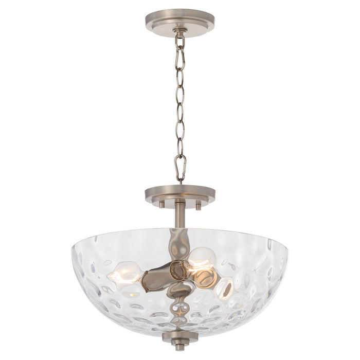 Myhouse Lighting Quorum - 2800-15-265 - Three Light Dual Mount - Adams - Satin Nickel