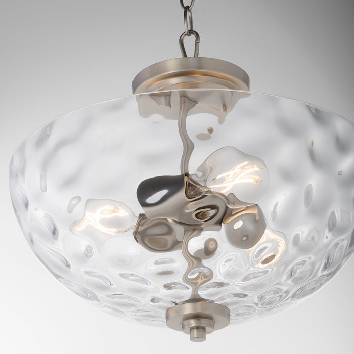 Myhouse Lighting Quorum - 2800-15-265 - Three Light Dual Mount - Adams - Satin Nickel