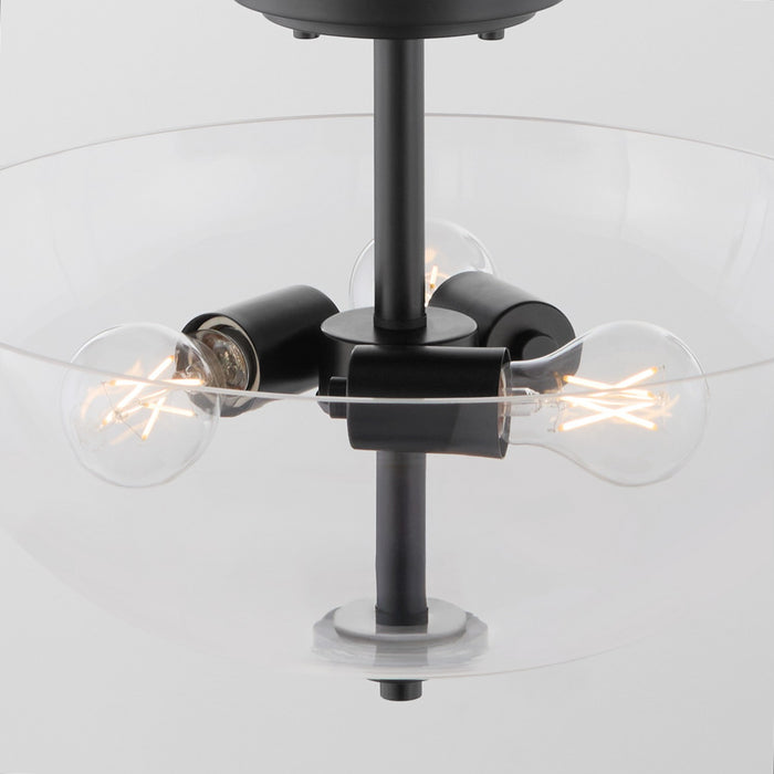 Myhouse Lighting Quorum - 2800-15-59 - Three Light Dual Mount - Adams - Matte Black