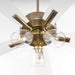 Myhouse Lighting Quorum - 4525-03806 - 52" Ceiling Fan - Ovation - Aged Brass/Studio White