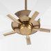 Myhouse Lighting Quorum - 4605-806 - 60" Ceiling Fan - Ovation - Aged Brass/Studio White
