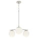 Myhouse Lighting Quorum - 639-3-65 - Three Light Chandelier - Jasper - Satin Nickel
