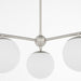 Myhouse Lighting Quorum - 639-3-65 - Three Light Chandelier - Jasper - Satin Nickel