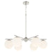 Myhouse Lighting Quorum - 639-6-65 - Six Light Chandelier - Jasper - Satin Nickel