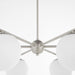 Myhouse Lighting Quorum - 639-6-65 - Six Light Chandelier - Jasper - Satin Nickel