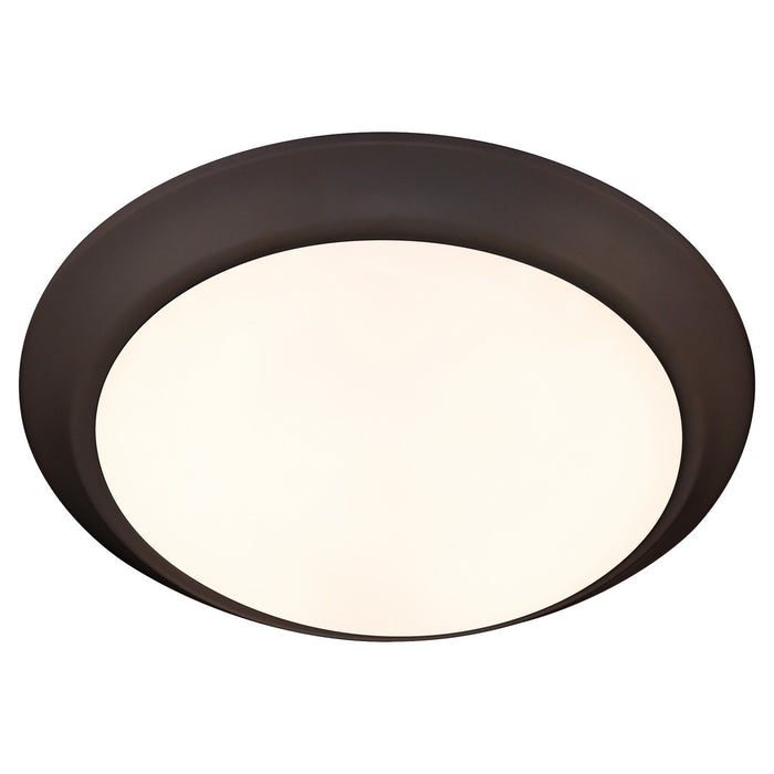 Myhouse Lighting Quorum - 906-10-86 - LED Disk - Oiled Bronze
