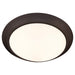 Myhouse Lighting Quorum - 906-10-86 - LED Disk - Oiled Bronze