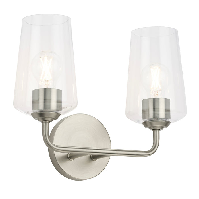Myhouse Lighting Progress Lighting - P300540-009 - Two Light Bath & Vanity - Celino - Brushed Nickel