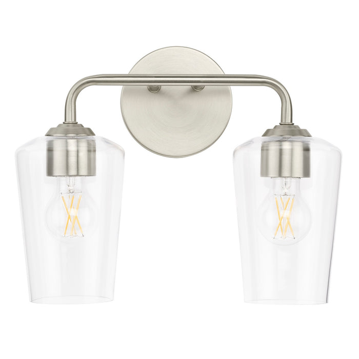 Myhouse Lighting Progress Lighting - P300540-009 - Two Light Bath & Vanity - Celino - Brushed Nickel