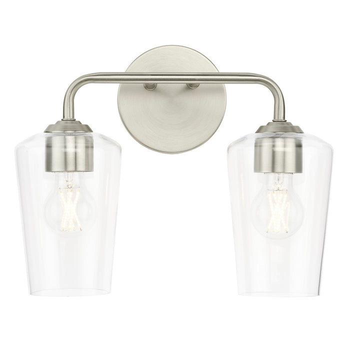 Myhouse Lighting Progress Lighting - P300540-009 - Two Light Bath & Vanity - Celino - Brushed Nickel