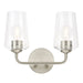 Myhouse Lighting Progress Lighting - P300540-009 - Two Light Bath & Vanity - Celino - Brushed Nickel
