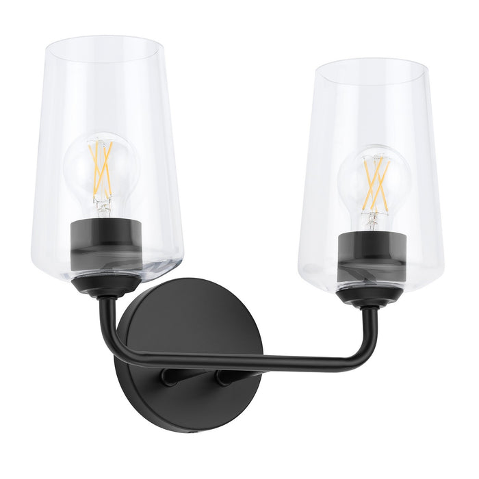 Myhouse Lighting Progress Lighting - P300540-031 - Two Light Bath & Vanity - Celino - Black