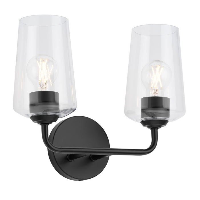 Myhouse Lighting Progress Lighting - P300540-031 - Two Light Bath & Vanity - Celino - Black