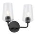 Myhouse Lighting Progress Lighting - P300540-031 - Two Light Bath & Vanity - Celino - Black