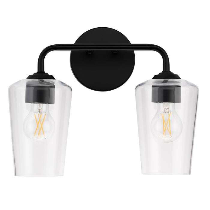 Myhouse Lighting Progress Lighting - P300540-031 - Two Light Bath & Vanity - Celino - Black
