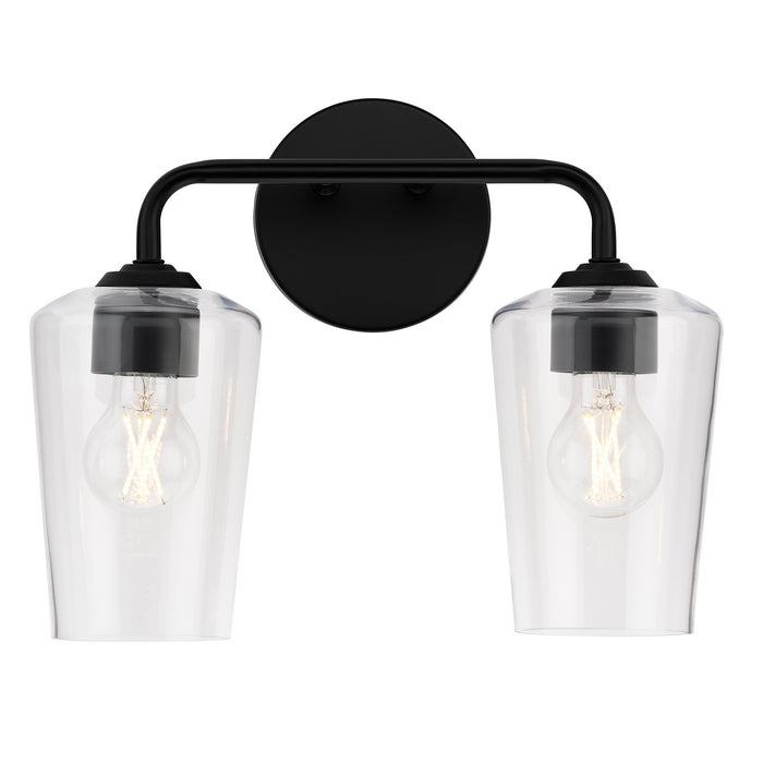 Myhouse Lighting Progress Lighting - P300540-031 - Two Light Bath & Vanity - Celino - Black