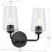 Myhouse Lighting Progress Lighting - P300540-031 - Two Light Bath & Vanity - Celino - Black