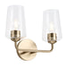 Myhouse Lighting Progress Lighting - P300540-177 - Two Light Bath & Vanity - Celino - Champagne Bronze