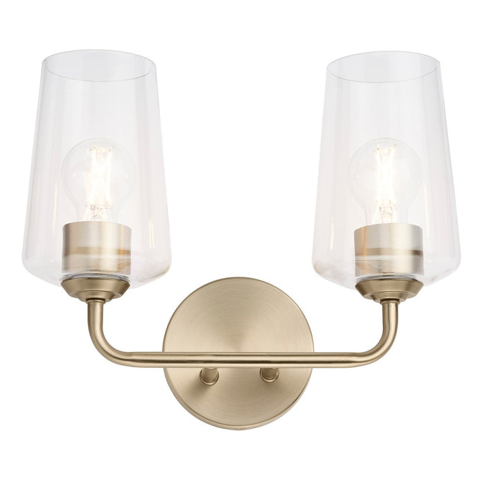 Myhouse Lighting Progress Lighting - P300540-177 - Two Light Bath & Vanity - Celino - Champagne Bronze