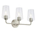 Myhouse Lighting Progress Lighting - P300541-009 - Three Light Bath & Vanity - Celino - Brushed Nickel