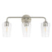 Myhouse Lighting Progress Lighting - P300541-009 - Three Light Bath & Vanity - Celino - Brushed Nickel