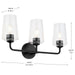 Myhouse Lighting Progress Lighting - P300541-031 - Three Light Bath & Vanity - Celino - Black