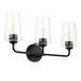Myhouse Lighting Progress Lighting - P300541-031 - Three Light Bath & Vanity - Celino - Black
