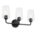 Myhouse Lighting Progress Lighting - P300541-031 - Three Light Bath & Vanity - Celino - Black
