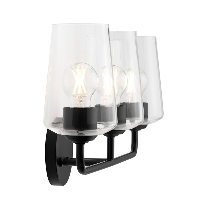 Myhouse Lighting Progress Lighting - P300541-031 - Three Light Bath & Vanity - Celino - Black