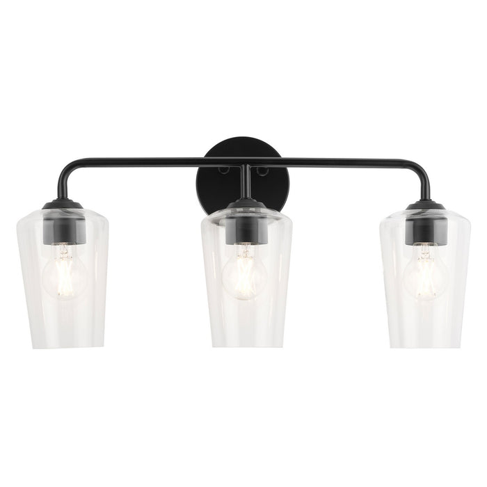Myhouse Lighting Progress Lighting - P300541-031 - Three Light Bath & Vanity - Celino - Black