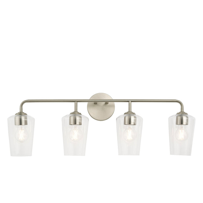 Myhouse Lighting Progress Lighting - P300542-009 - Four Light Bath & Vanity - Celino - Brushed Nickel