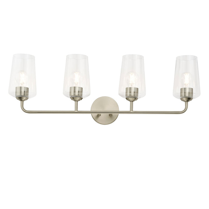 Myhouse Lighting Progress Lighting - P300542-009 - Four Light Bath & Vanity - Celino - Brushed Nickel